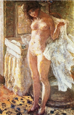 In the Bathroom by Pierre Bonnard