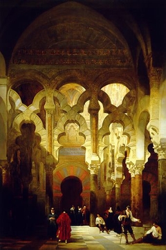 Interior of the Mosque, Córdoba by David Roberts