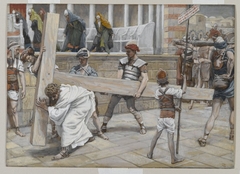 Jesus Bearing the Cross by James Tissot