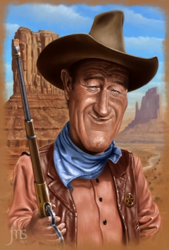 John Wayne by Javier Martinez