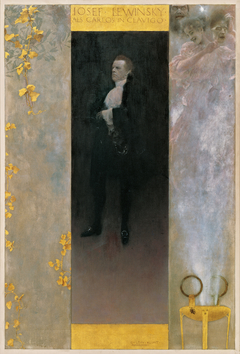 Josef Lewinsky als Carlos in Clavigo by Gustav Klimt