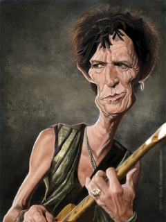 Keith Richards by Mark Hammermeister