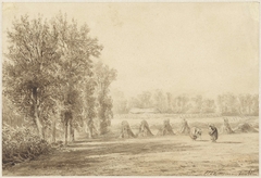 Korenveld by Hendrik Dirk Kruseman van Elten