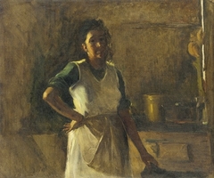 La Cocinera by Leopoldo Romañach y Guillen