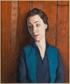 La femme en bleu by Albert Marquet