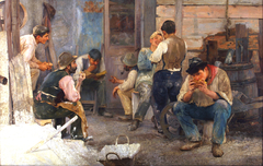 La hora del almuerzo by Pío Collivadino