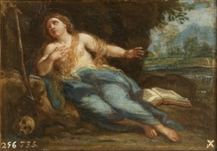 La Magdalena en el desierto by Carlo Maratta