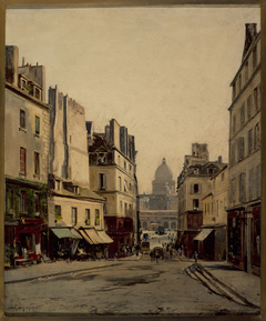 La Rue du Haut-Pavé, en 1888 by Anonymous