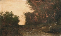 Landscape by Adolphe Joseph Thomas Monticelli