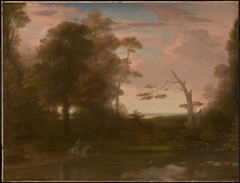 Landscape, American Scenery: Time, Afternoon, with a Southwest Haze by Washington Allston