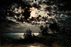 Landscape in Moonlight by Fanny Churberg