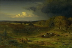 Landscape near Frederiksborg Castle by Godtfred Rump