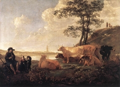 Landscape Near Rhenen by Aelbert Cuyp