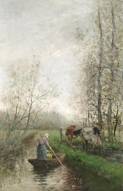 Landscape with Cattle by Willem Maris