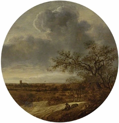 Landscape with figures by Anthonie Jansz van der Croos