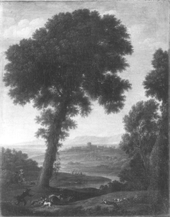 Landschaft italienischen Charakters (Kopie nach) by Claude Lorrain