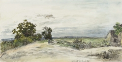 Landschap bij Nevers by Johan Barthold Jongkind