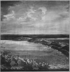 Landstigningen på Själland 1700 by Anonymous