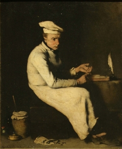 Le cuisinier comptable by Augustin Théodule Ribot