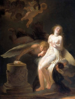 Le sacrifice de la rose by Jean-Honoré Fragonard