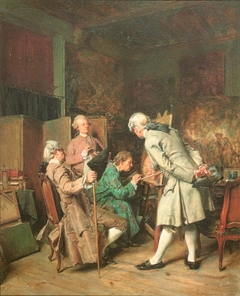 Les Amateurs de peinture by Jean-Louis-Ernest Meissonier