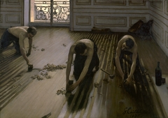 Les raboteurs de parquet by Gustave Caillebotte