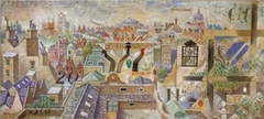 London Roofs I by Nikos Hadjikyriakos-Ghika