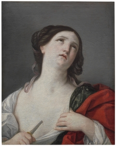 Lucrecia dándose muerte by Guido Reni