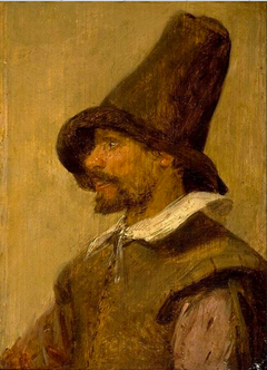 Man with a Pointed Hat by Adriaen Brouwer