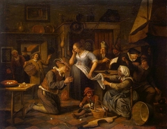 Marriage Contract by Jan Steen