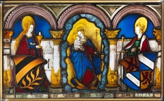 Marriage Panel of Gabriel Weydacher and his wife Juliana Wemis with the Virgin and Child and Saints Barbara and Catherine by Anonymous