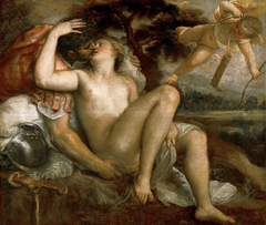 Mars, Venus and Amor by Titian