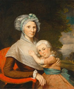 Martha Tennent Rogers (Mrs. David Rogers) and Her Son, probably Samuel Henry Rogers by Ralph Earl