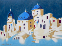 Memory of Santorini by federico cortese