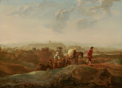 Migrating Peasants in a Southern Landscape by Aelbert Cuyp