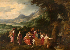 Minerva Visits the Muses by Hendrick van Balen