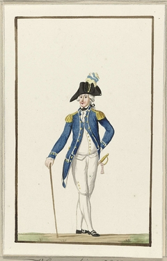 Montering van de schutterij van Vlaardingen, ca. 1787 by Unknown Artist