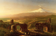 Mount Etna from Taormina by Thomas Cole