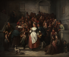 Nach der Lotterieziehung by Friedrich Ritter von Friedländer-Malheim