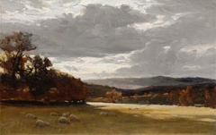 Near the Close of an Autumn Day by Robert Buchan Nisbet