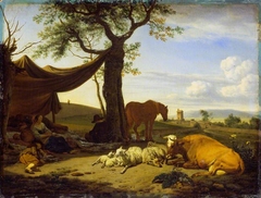 Noonday Rest: the Parable of the Tares by Adriaen van de Velde