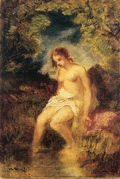 Nymph Bathing by Narcisse Virgilio Díaz