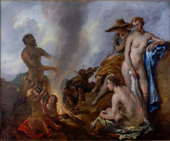 Nymphs and Satyrs, an allegory of fire by Jacob Jordaens