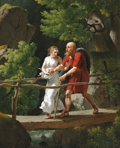 Oedipus and Antigone by Christoffer Wilhelm Eckersberg