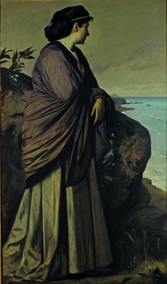 On the Seashore (Modern Iphigenia) by Anselm Feuerbach