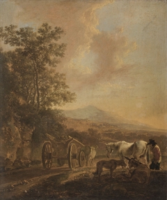 Ox-cart in an Italian Landscape by Jan Both