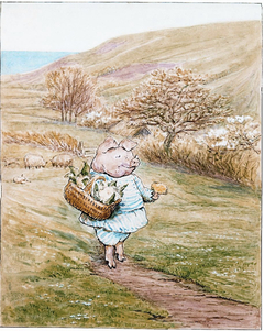 Page from “The Tale of Little Pig Robinson” by Beatrix Potter