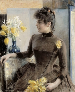Parisienne by Albert Edelfelt
