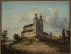 Pauline church and monastery at Skałka, Kraków by Adolf Kozarski