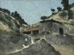 Paysage avec moulin à eau (Landscape with Water Mill) by Paul Cézanne